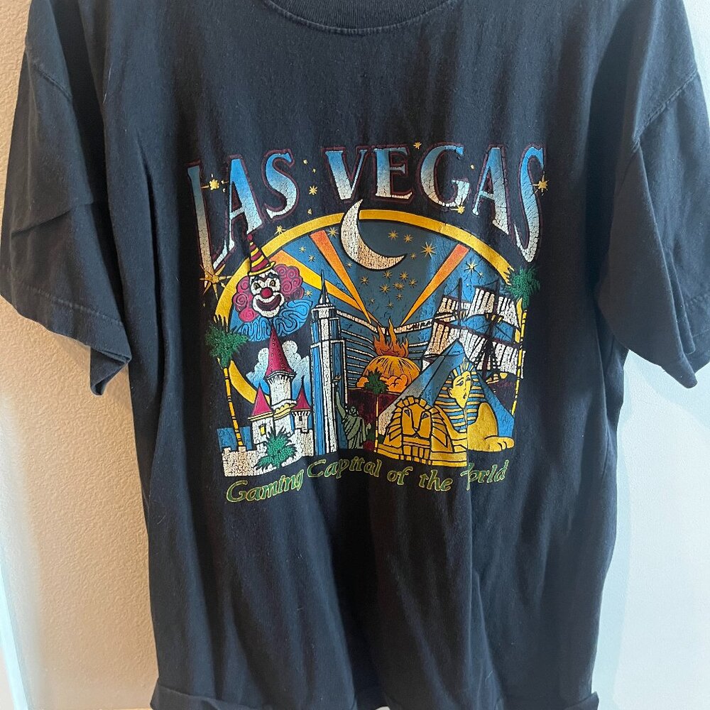Vintage Las Vegas Old School T shirt